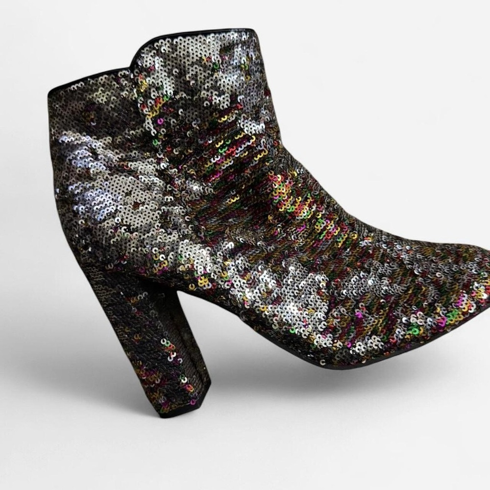 Rouge! Multicolor Sequin Ankle Boots